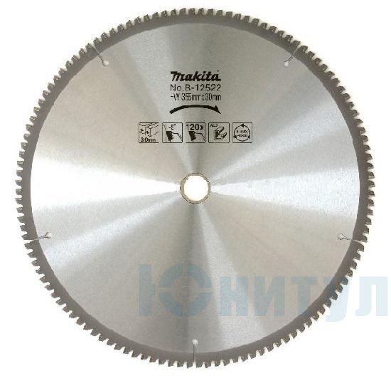 Диск пильный,ф355х25х3мм,120 ,для алюминия Makita - фото 1