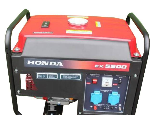 Бензиновый генератор Honda EX 5500 (2,2 кВт) в аренду и напрокат - картинка Бензиновый генератор Honda EX 5500 (5,5 кВт) - фото