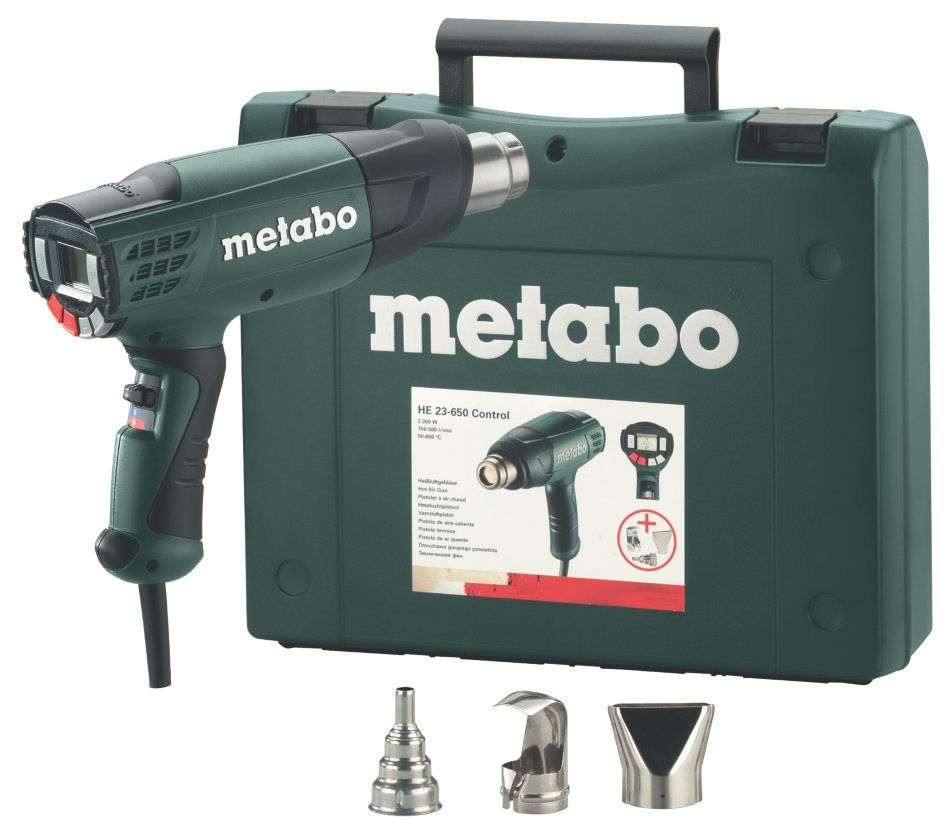 Технический фен Metabo HE 23-650 Control, 2300 Вт - фото
