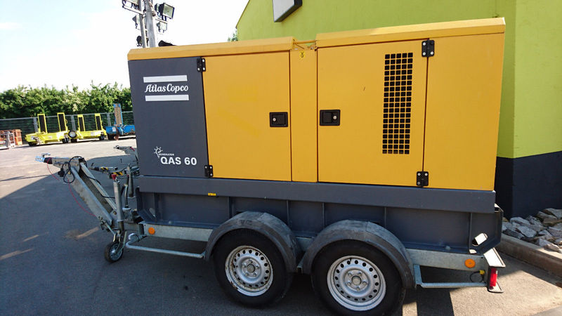 Аренда дизельного генератора Atlas Copco QAS 60 - фото